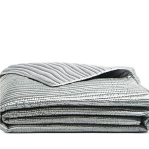 HUDSON PARK COLLECTION PALMETTO QUEEN COVERLET SILK